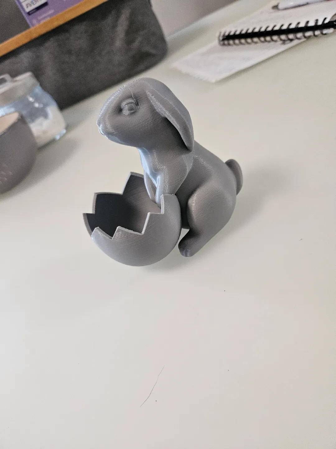 Easter Bunny with Egg No Support — miniatura 2