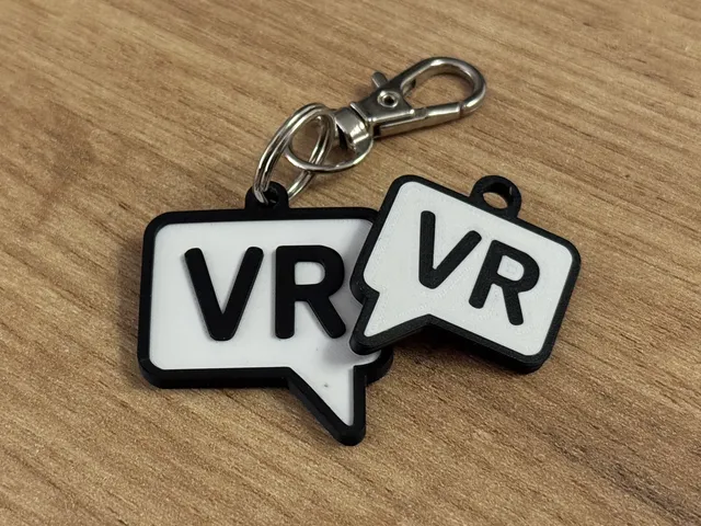 VRChat old icon keychain tag V2