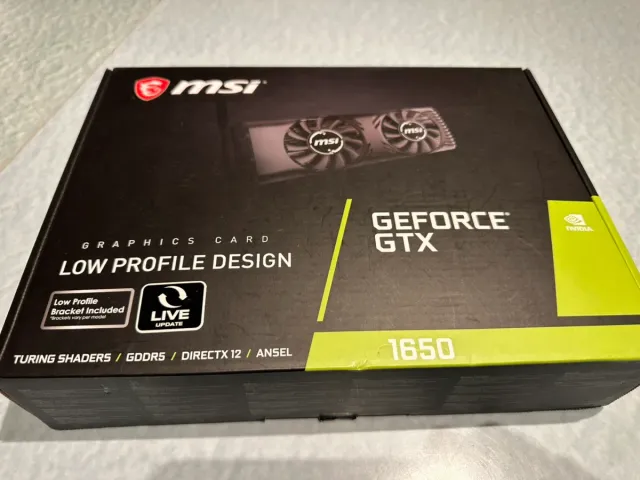 Low Profile  bracket  for MSI GeForce  MSI GTX 1650 LP 4GB GDDR5