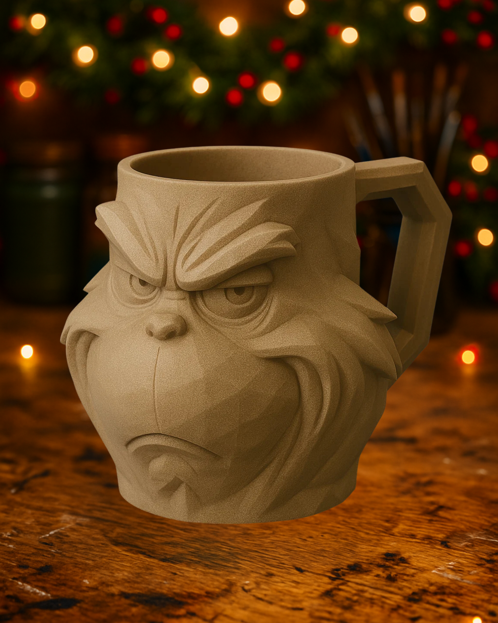 The Grinch Mug – Grumpy Holiday Character Cup