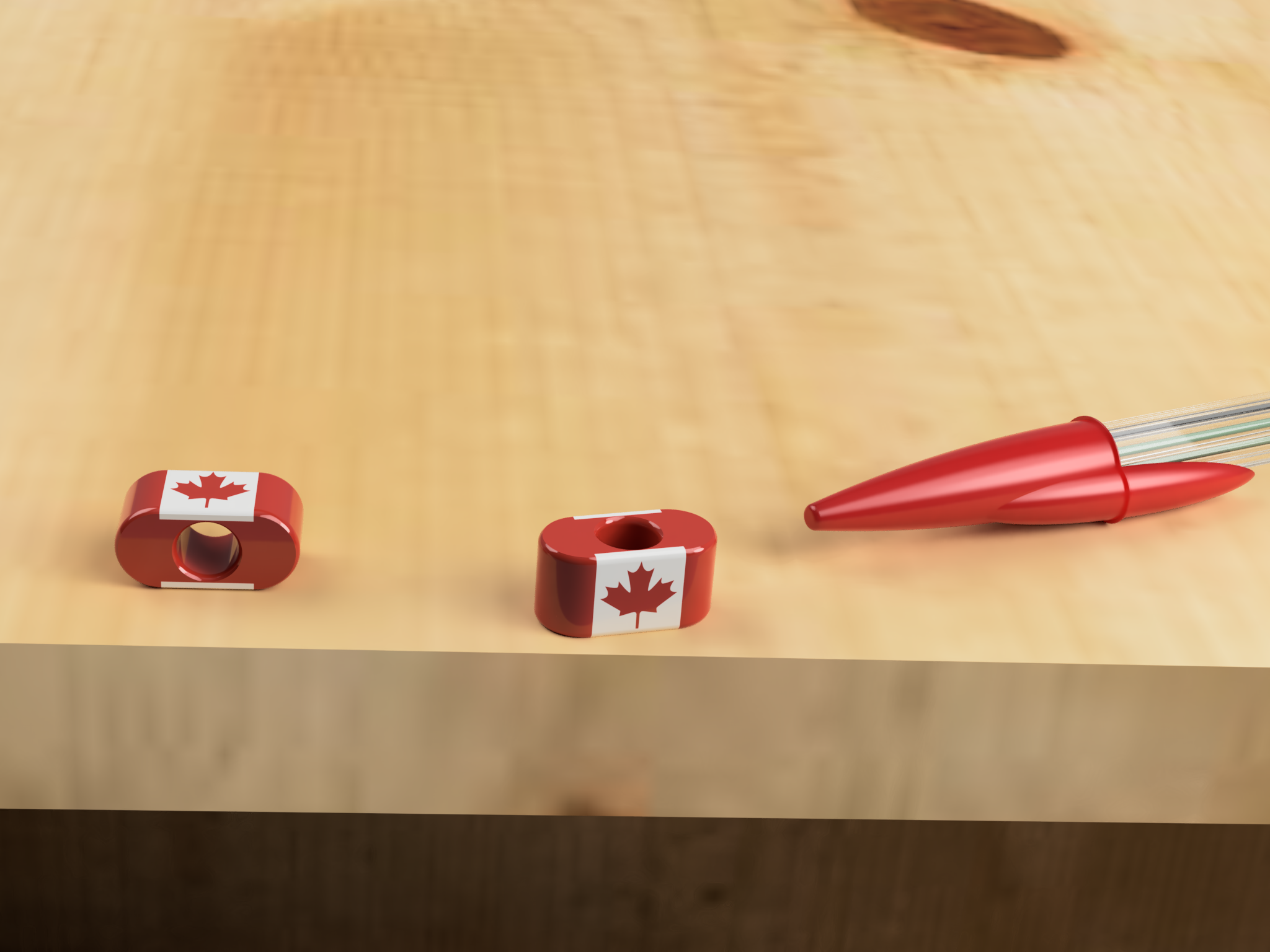 Canadian Flag bead — miniatura 2