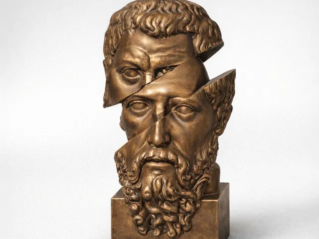 Socrates Head Abstract Figure Sculpture