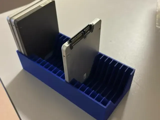 SSD holder x20 (thin, vertical)