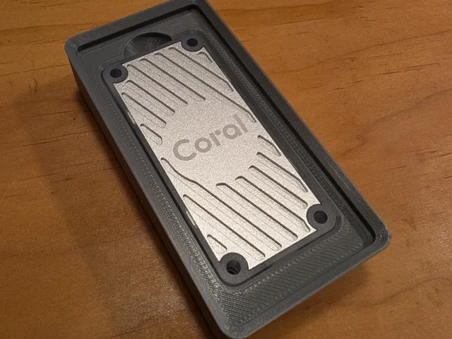 Gridfinity Coral TPU Holder - 1x2x2U