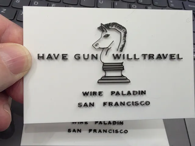 Have Gun Will Travel Card