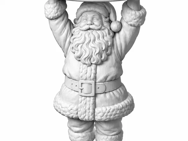 Holly Santa LED Votive Holder — Paint-Your-Own Christmas Figure
