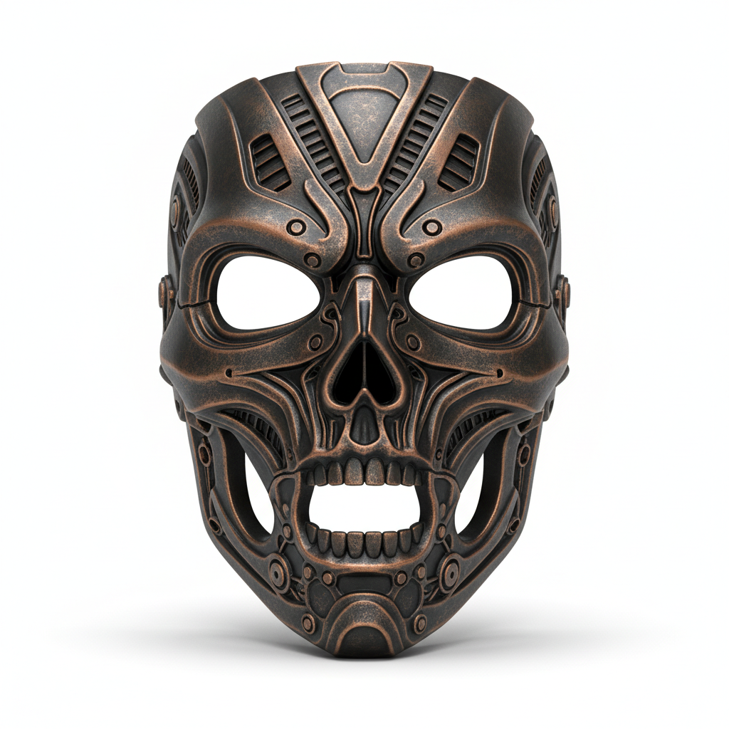 Bio Mechanical Reaper, mask, cosplay, wearable, costume, face, helmet