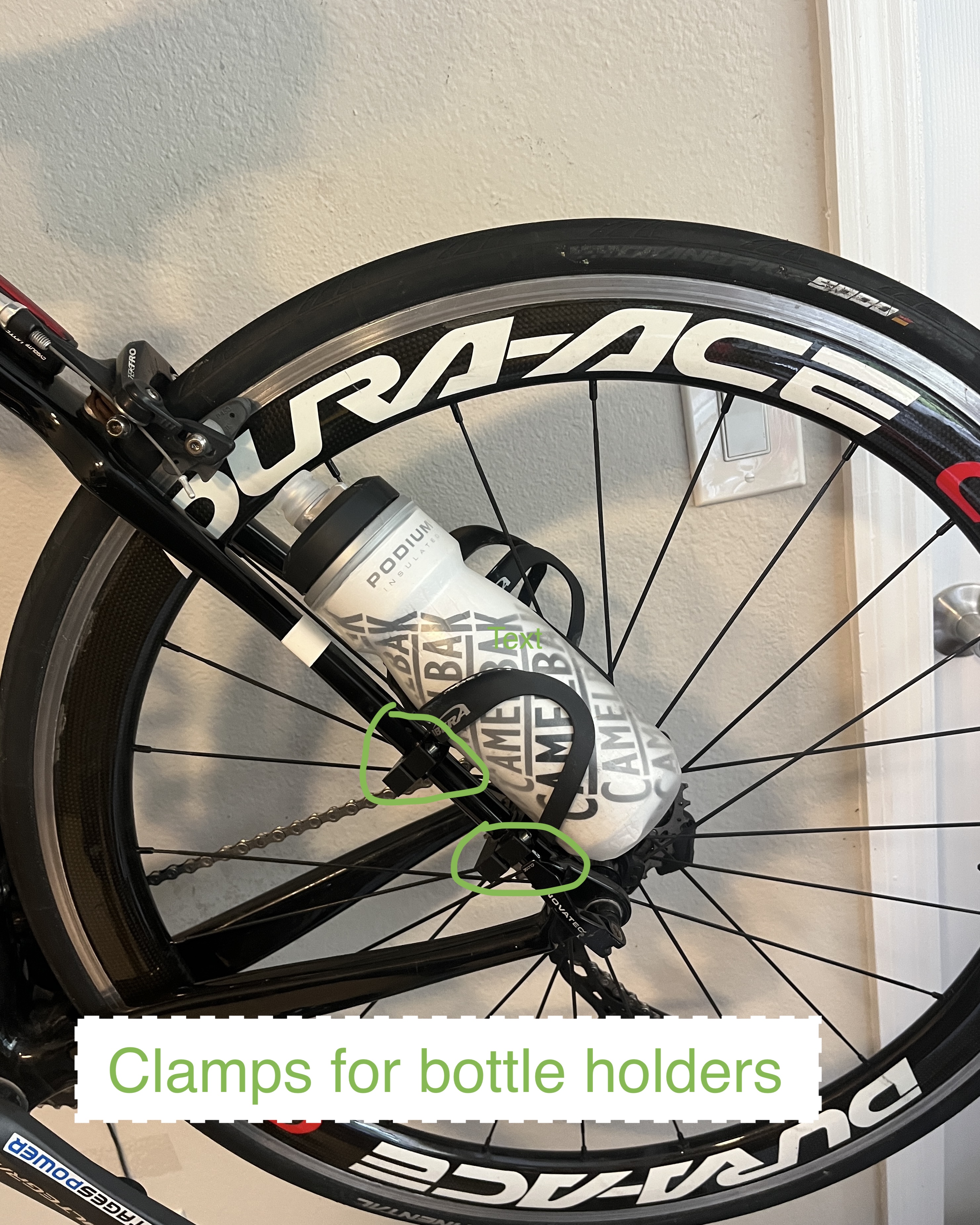 Seat Stay Water Bottle Holder