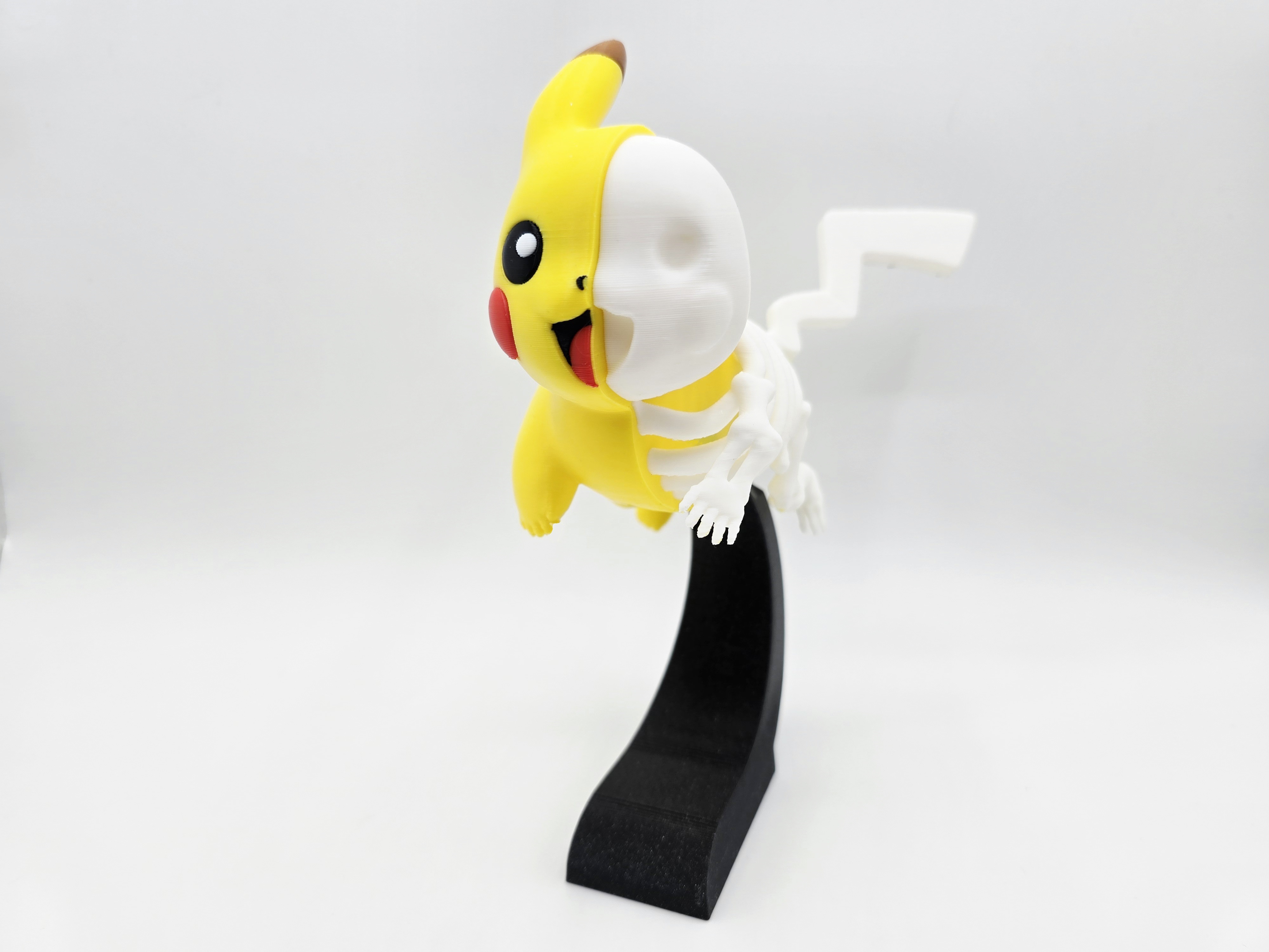 Pikachu Half Skeleton Display