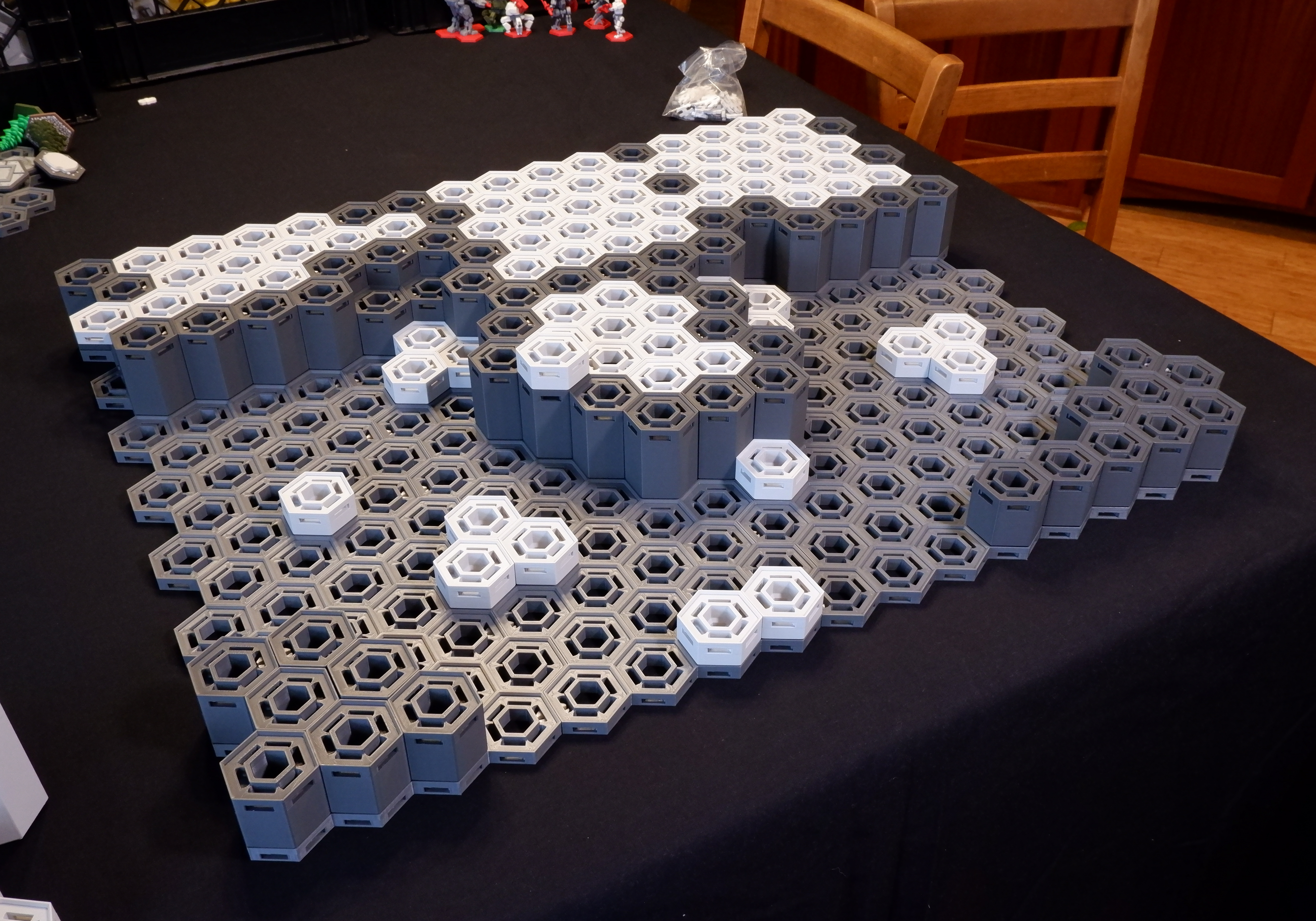 Miniatura 4 do modelo 3D FDMecha Hex Terrain - Basic Core Set