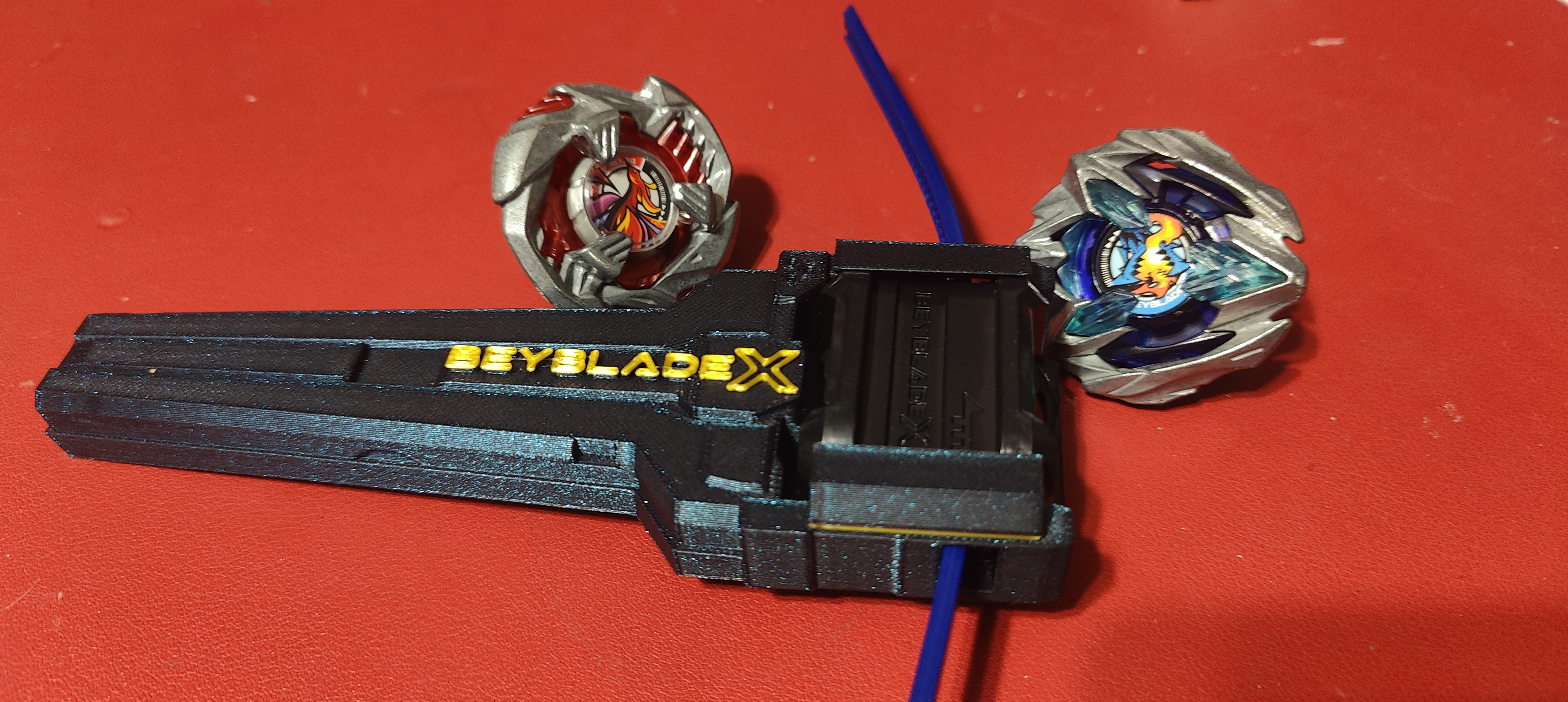 Beyblade X Light or Ripcord Launcher with Logo