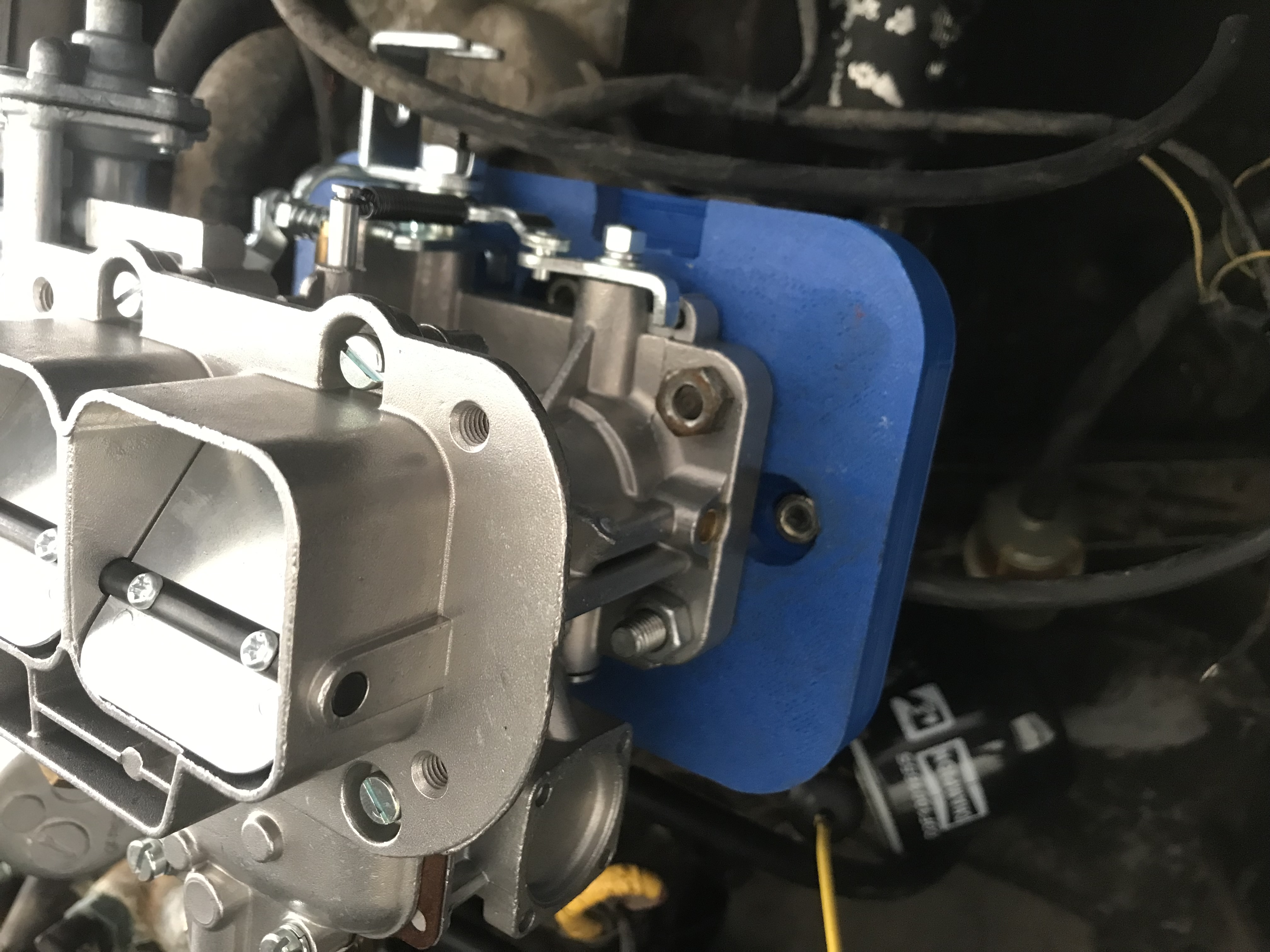 BMW E30 316 Pierburg 1B to weber 32-36 intake adapter