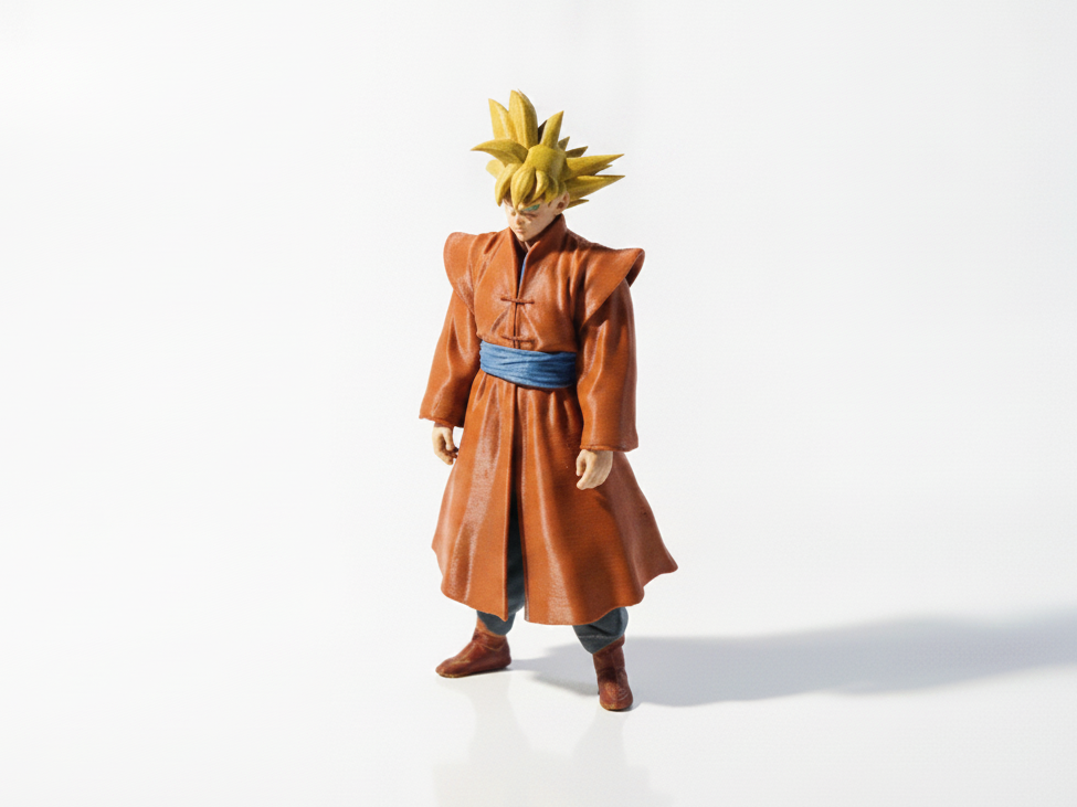 Goku Figurine Anime Character 3D Printable
