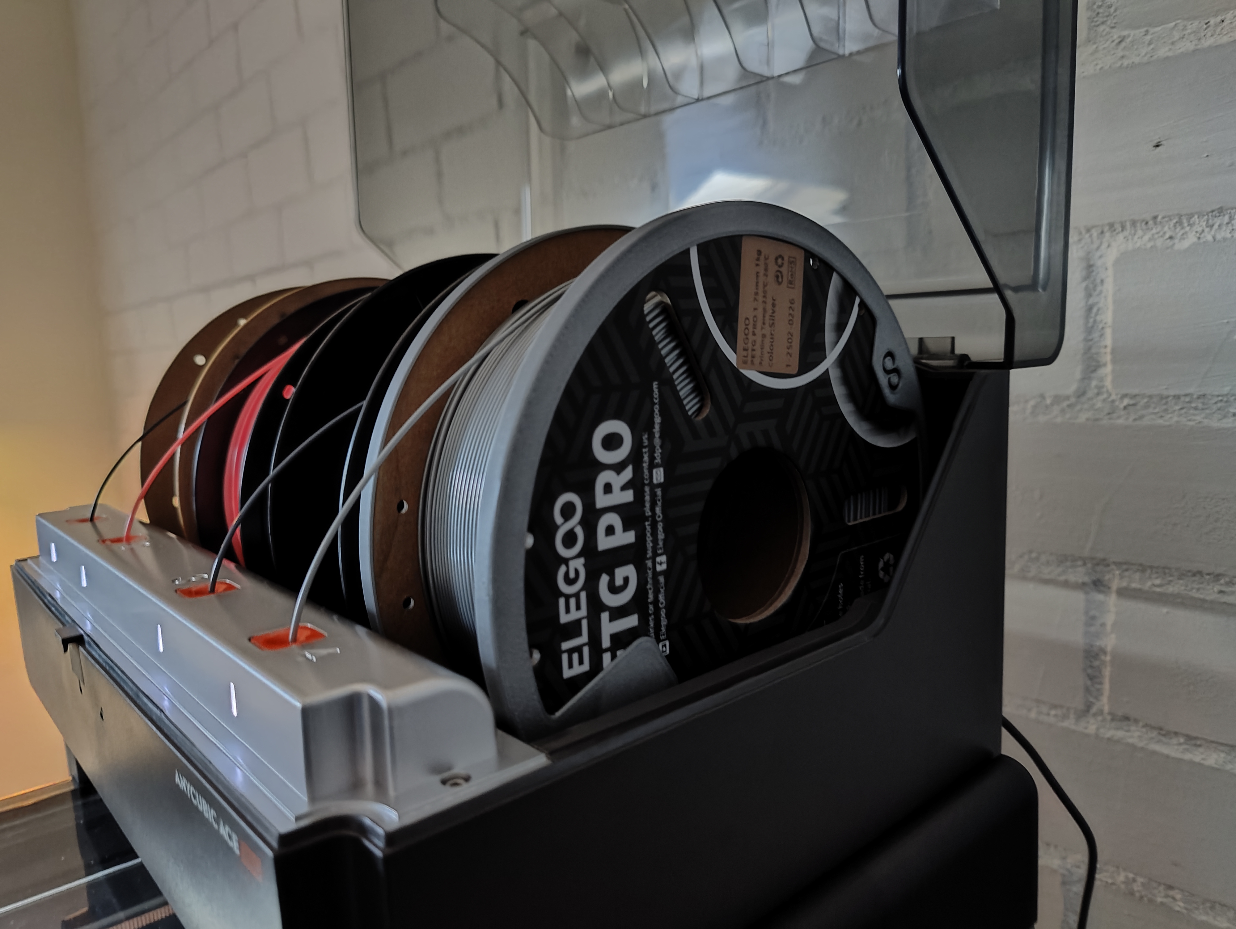 Elegoo filament ring with RFID holder