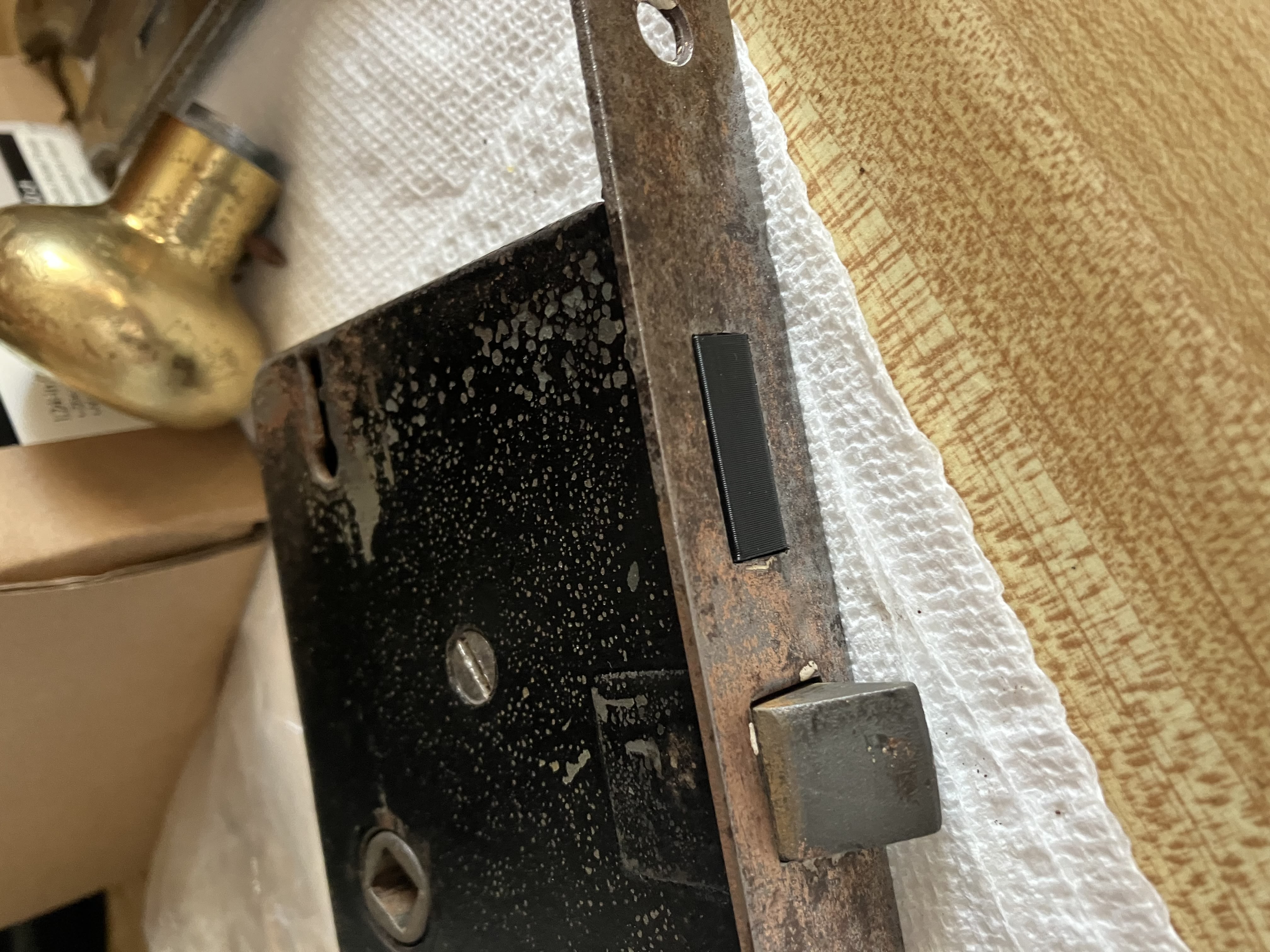 Blanking Plate for mortise lock deadbolt