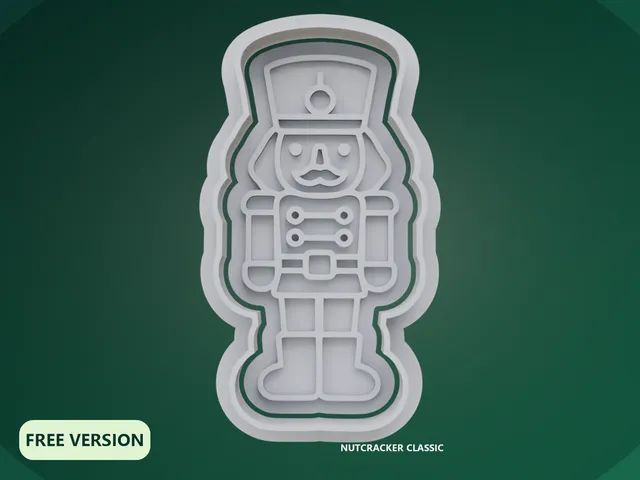 Nutcrackers Cookie Cutter STL β 3D Print Biscuit Mold