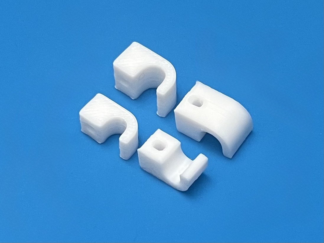 Nail-in Cable Clip for 18-16 gauge nails [3-12mm] 3D model thumbnail