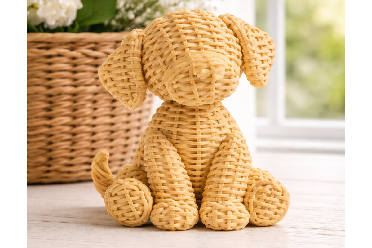 Wicker Dog