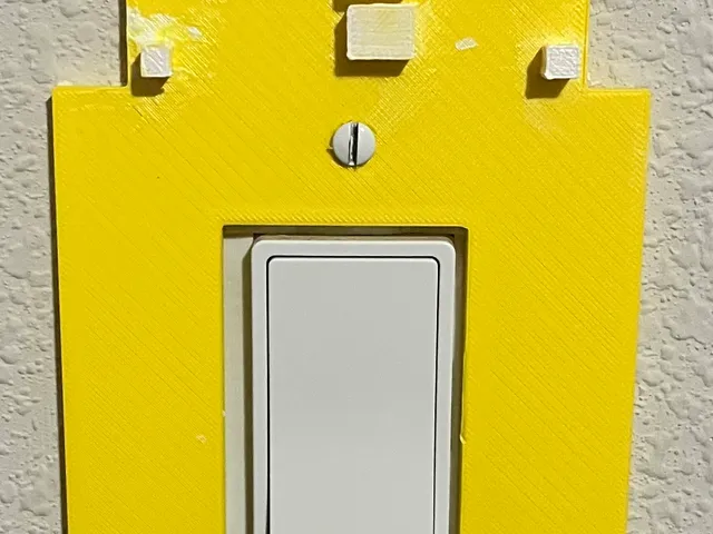 Mario Lucky Block light switch cover