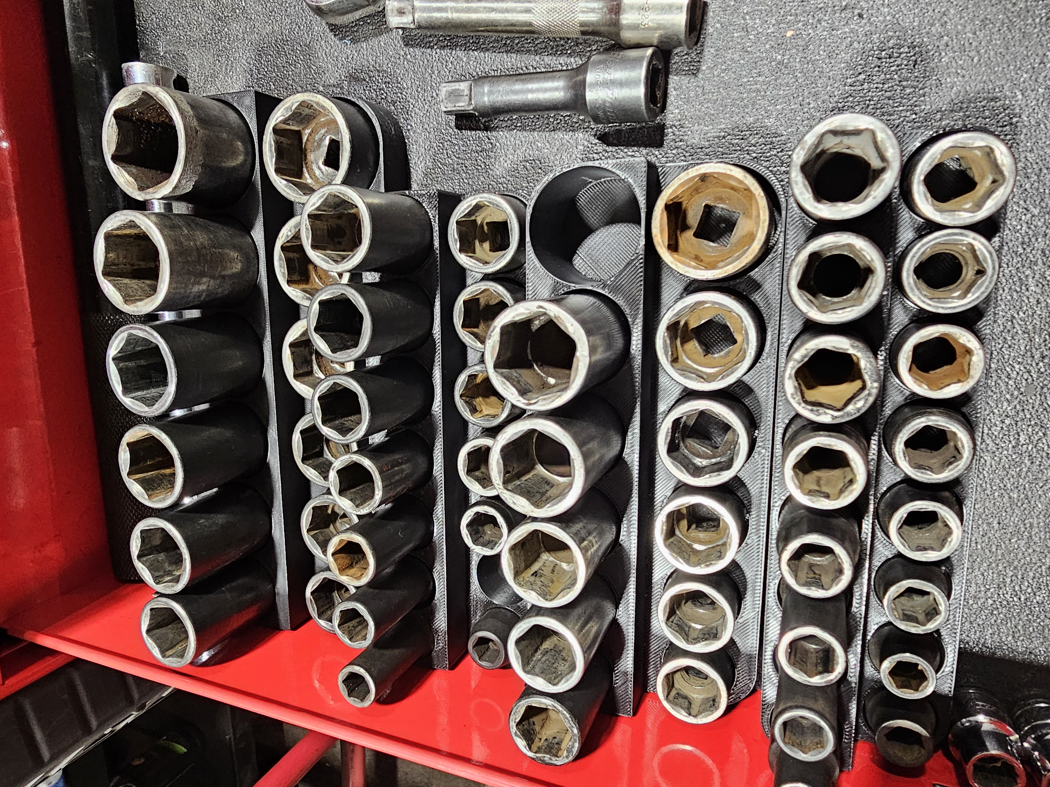 1/2" impact socket upright organizers