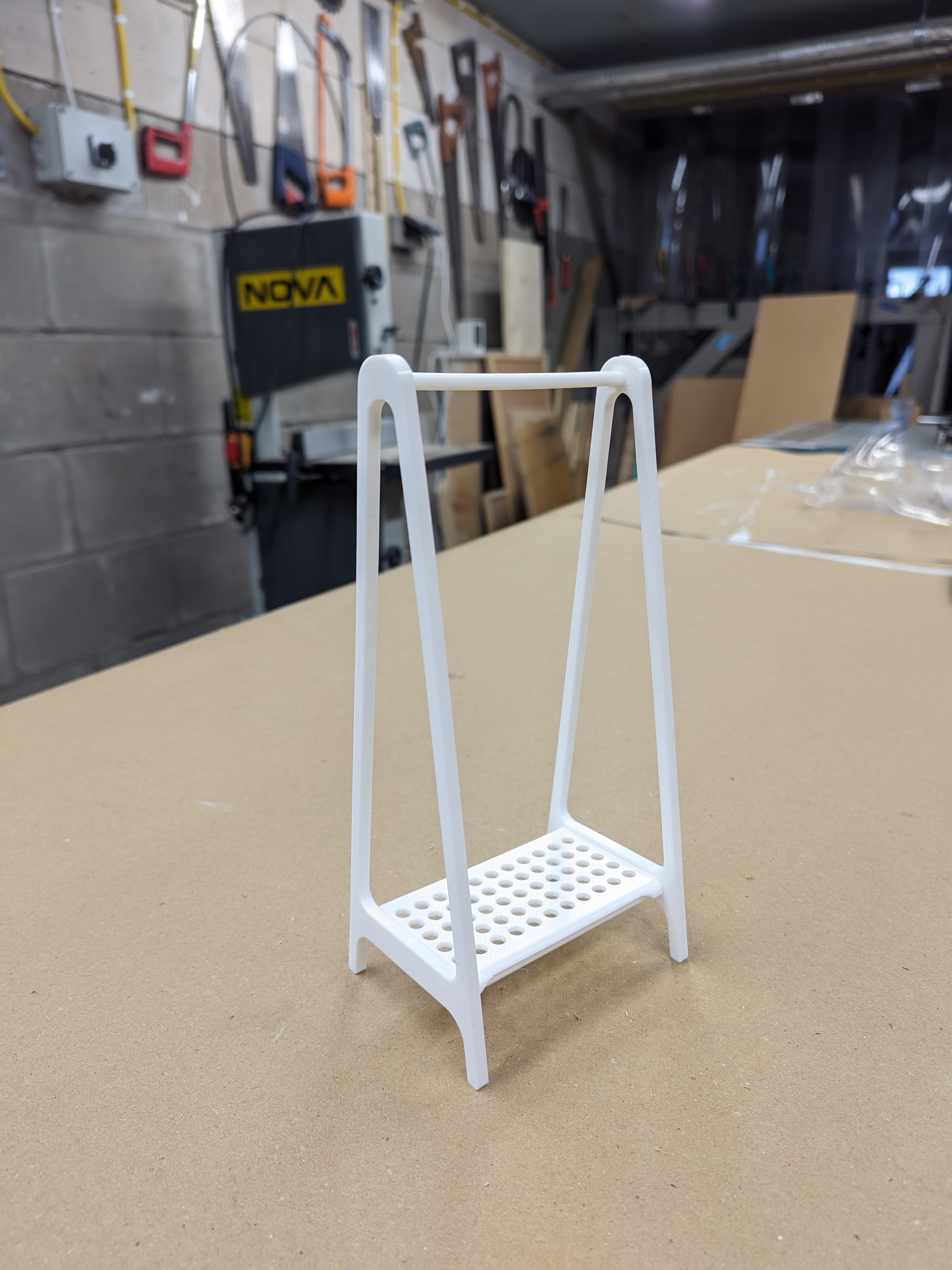 Barbie clothes rack