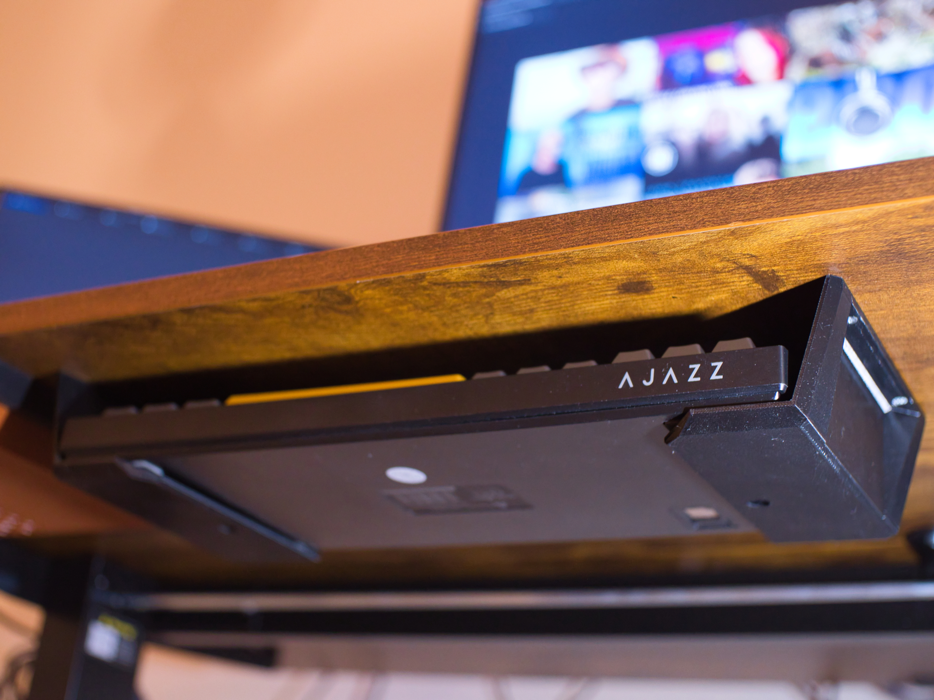 AJAZZ AK820 Pro Under Desk Keyboard Mount
