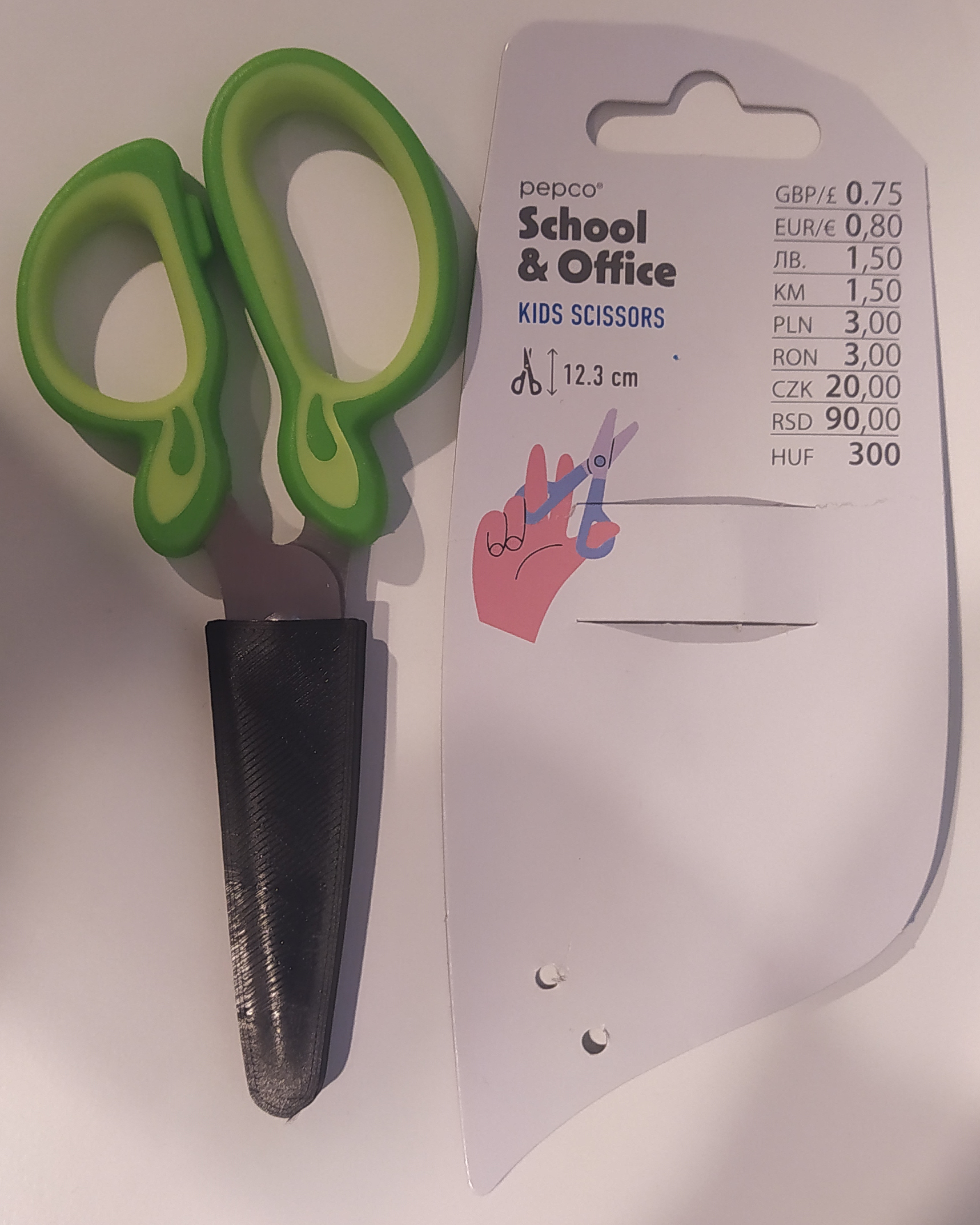 TPU Sheath for Pepco / Poundland Kids scissors