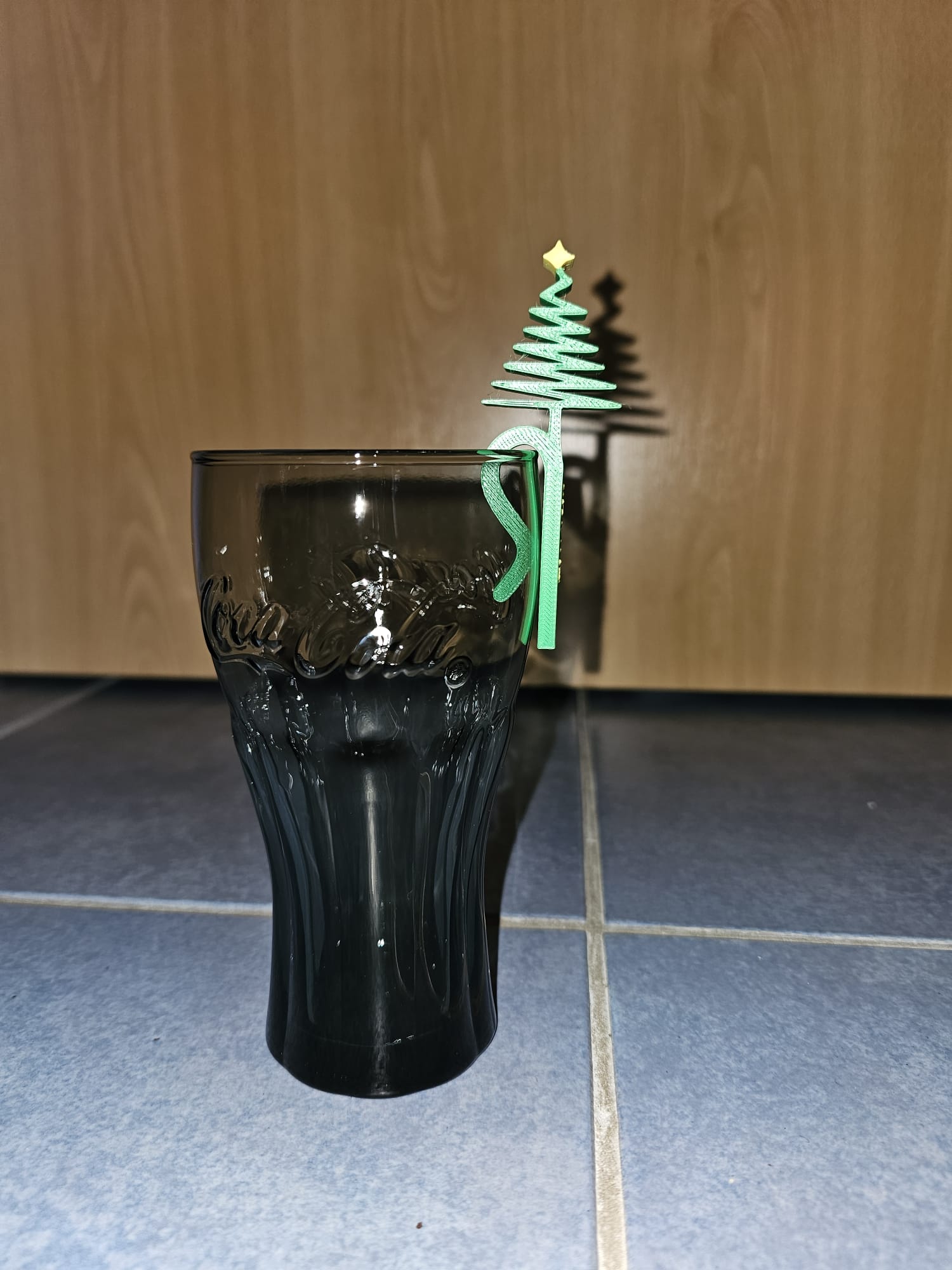 Glas Kennzeichnung Weihnachten