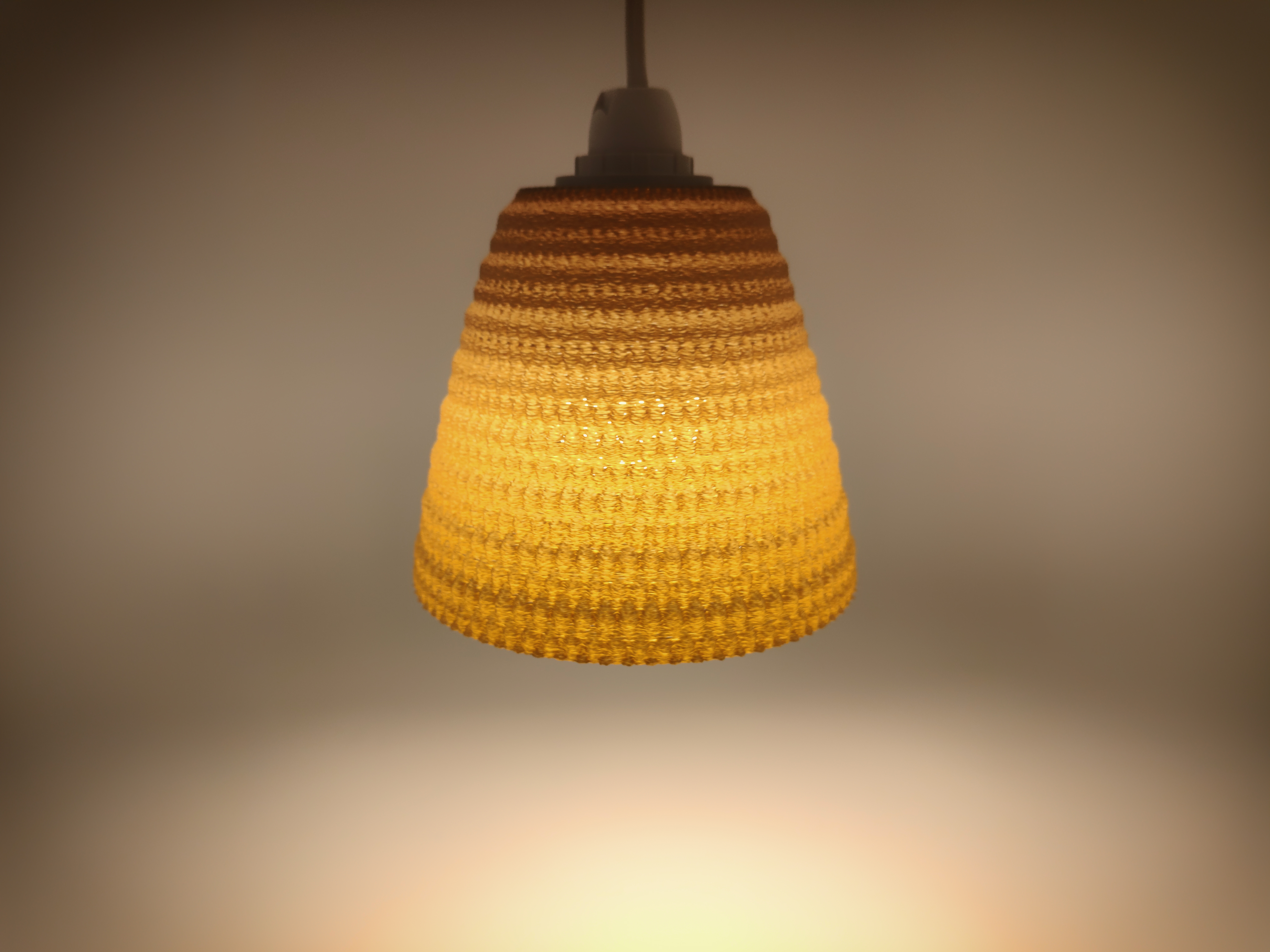 Fuzzy Lampshade (Vase mode)