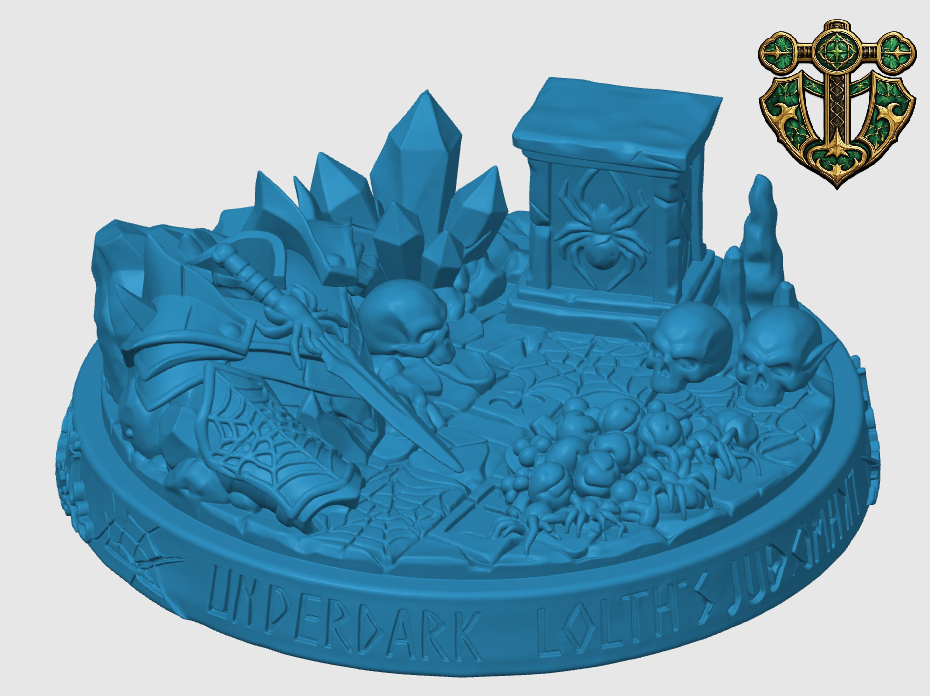 Underdark Drow Miniature Base — miniatura 4
