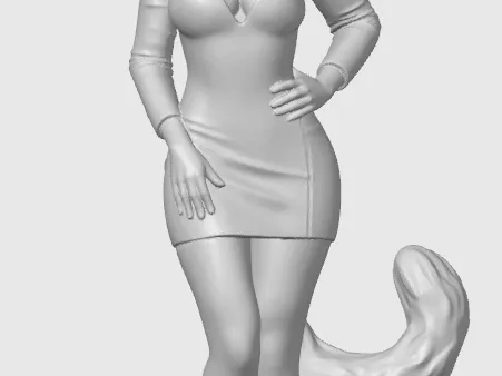 Pretty cat-girl figurine 5