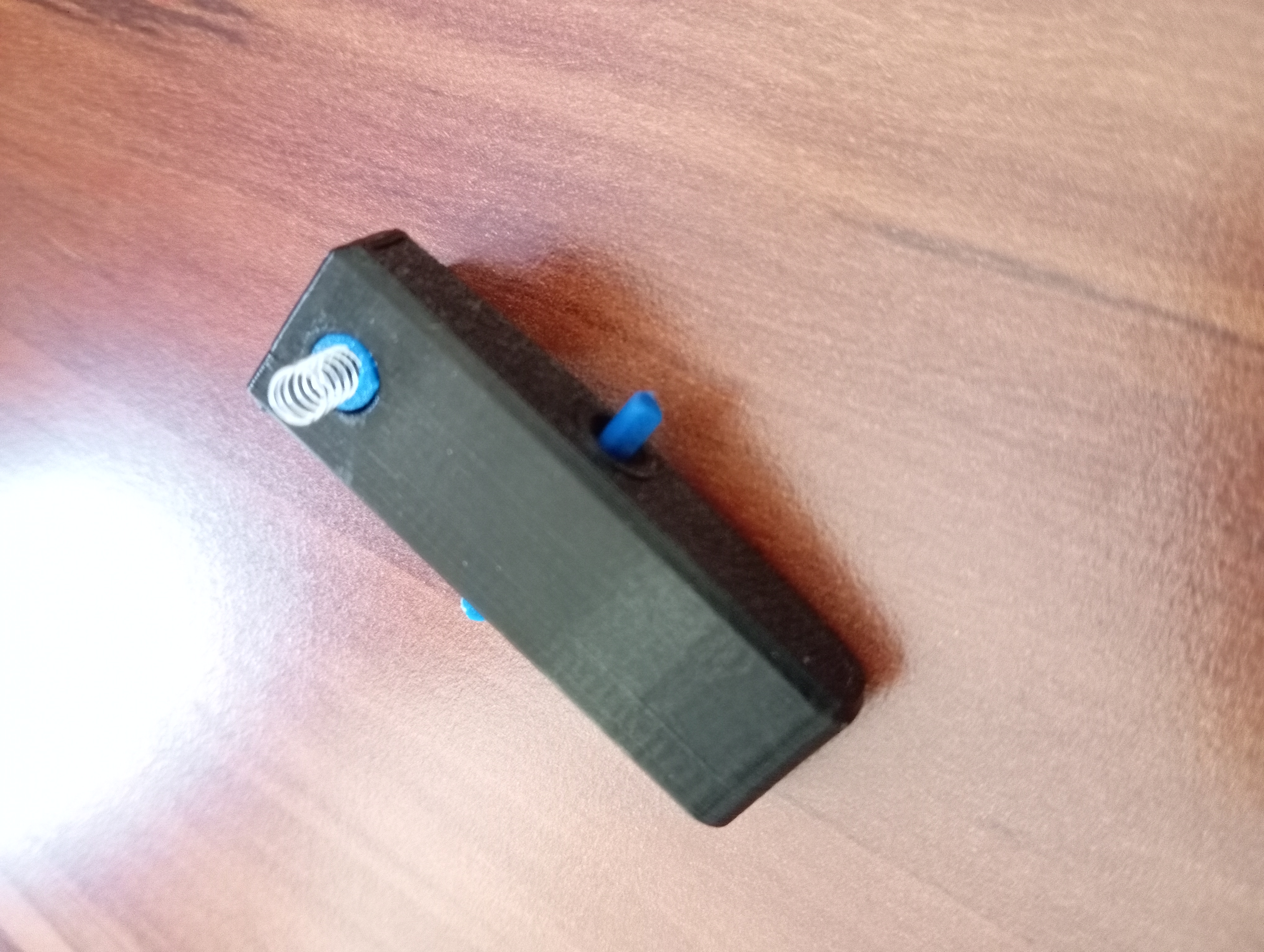 Wall mount type2 - Holder for EV plug type 2 - pin and spring adapter for the lever