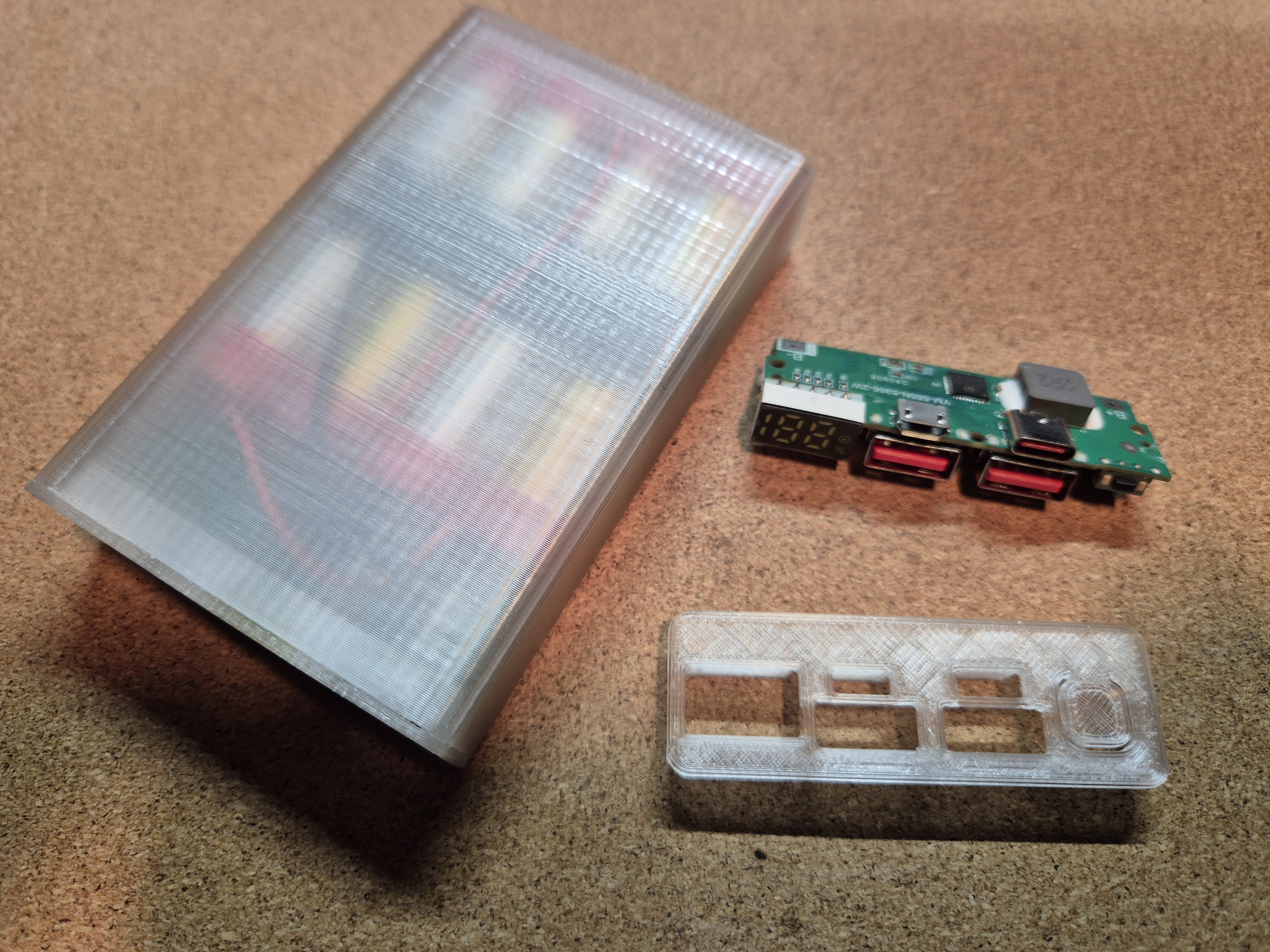 DIY 6800mAh PD Powerbank Case for 8×17350 Cells (Under $5 Build)