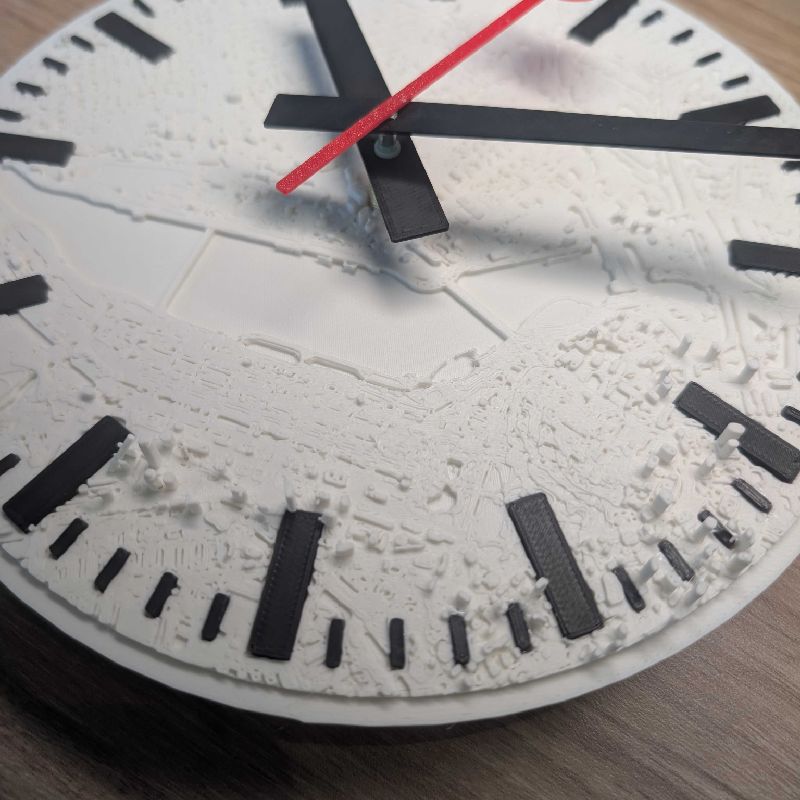 Geographic map clocks by Tex | Download free STL model | Printables.com