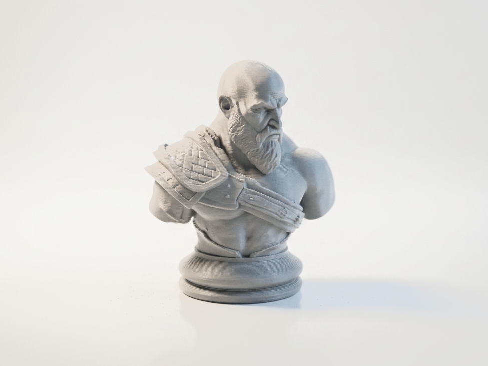 Kratos Bust Gaming Collectible 3D Printable