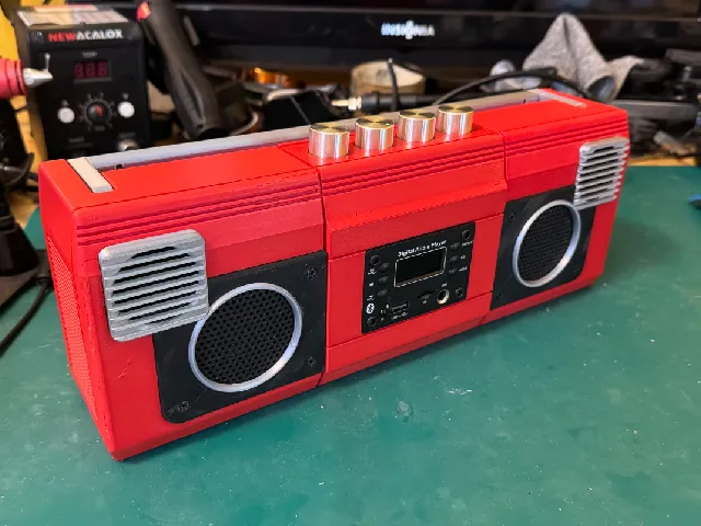80s Style Bluetooth Boombox