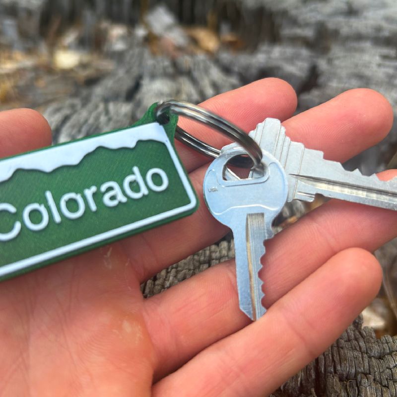 Customizable Colorado Tag Keychain by sifi | Download free STL model ...