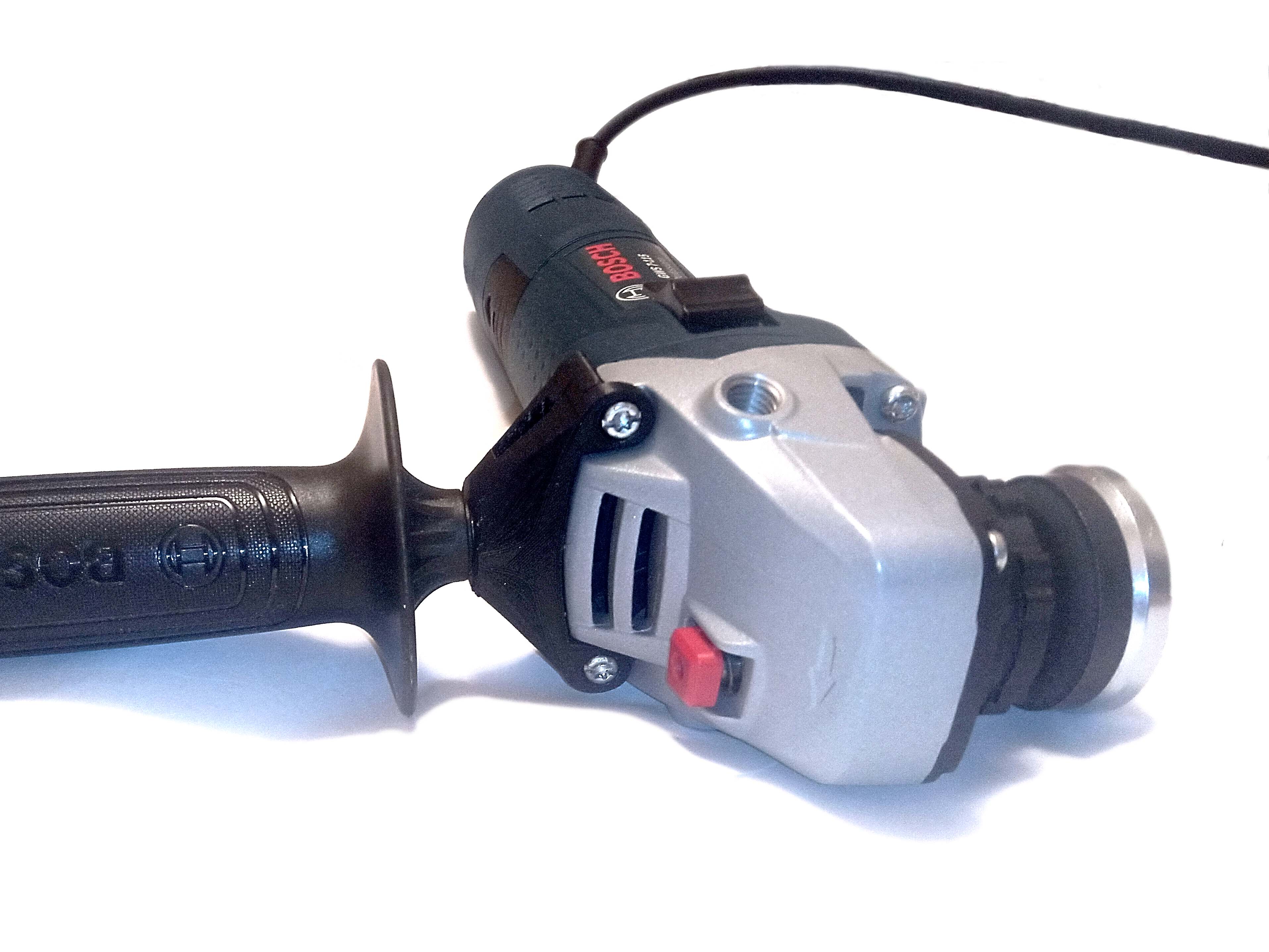 Bosch GWS 7-115 Grinder Top Handle Adapter 3D model