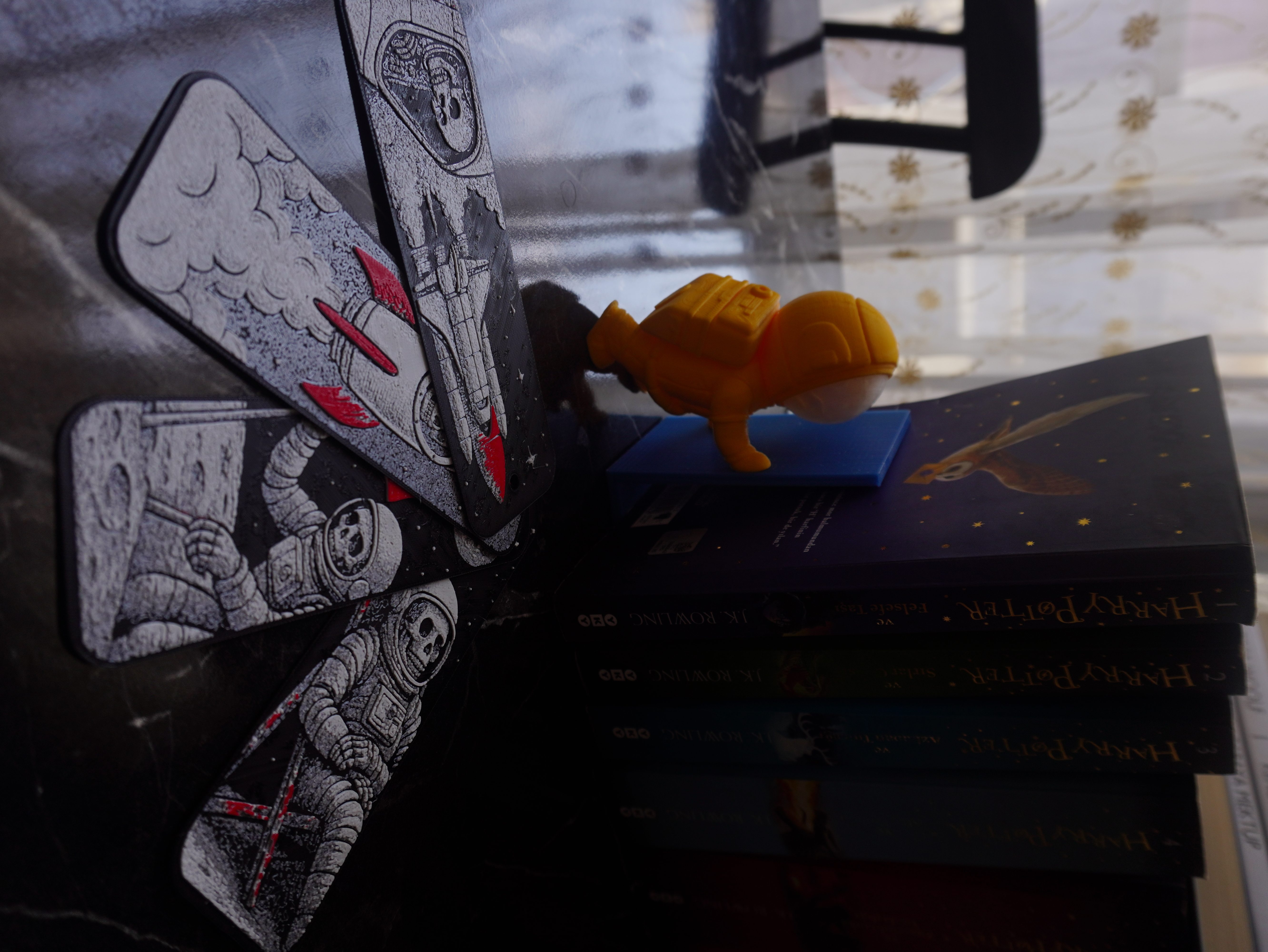 Miniatura 4 do modelo 3D Space Skeleton Bookmarks