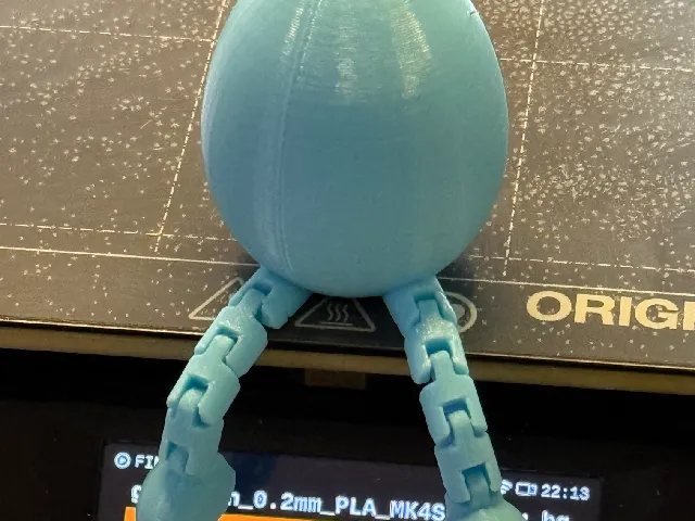 Egg Guy with Flexi Legs