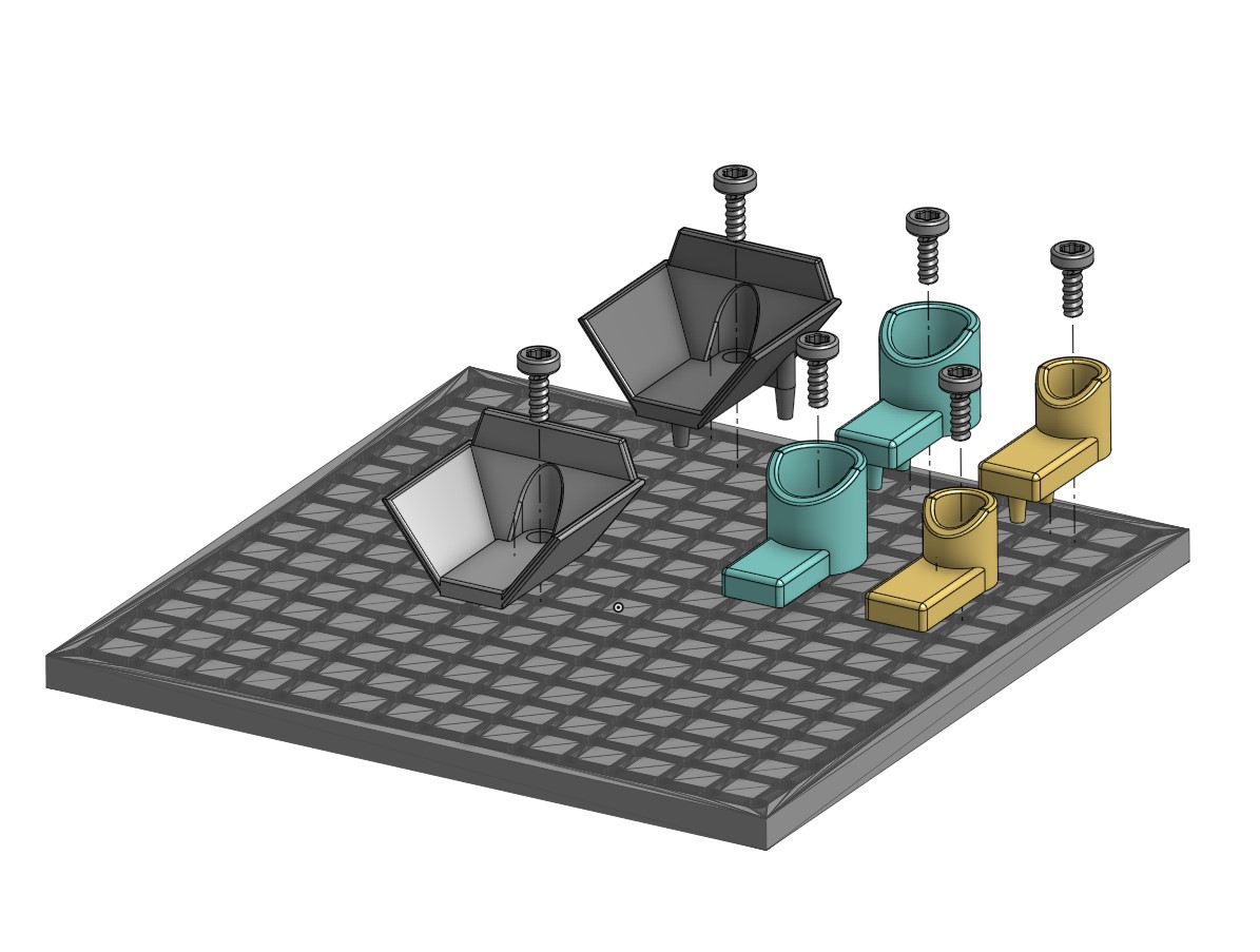OpenGridMount - Tool Tip & Ratchet Adapters (ToolGrid & Toolify3D Compatible)
