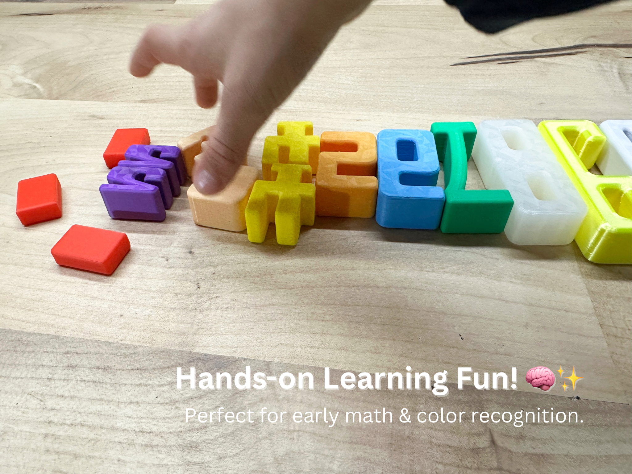 Number Blocks for Learning Math – Educational Counting & Stacking Toy for Kids — miniatura 2