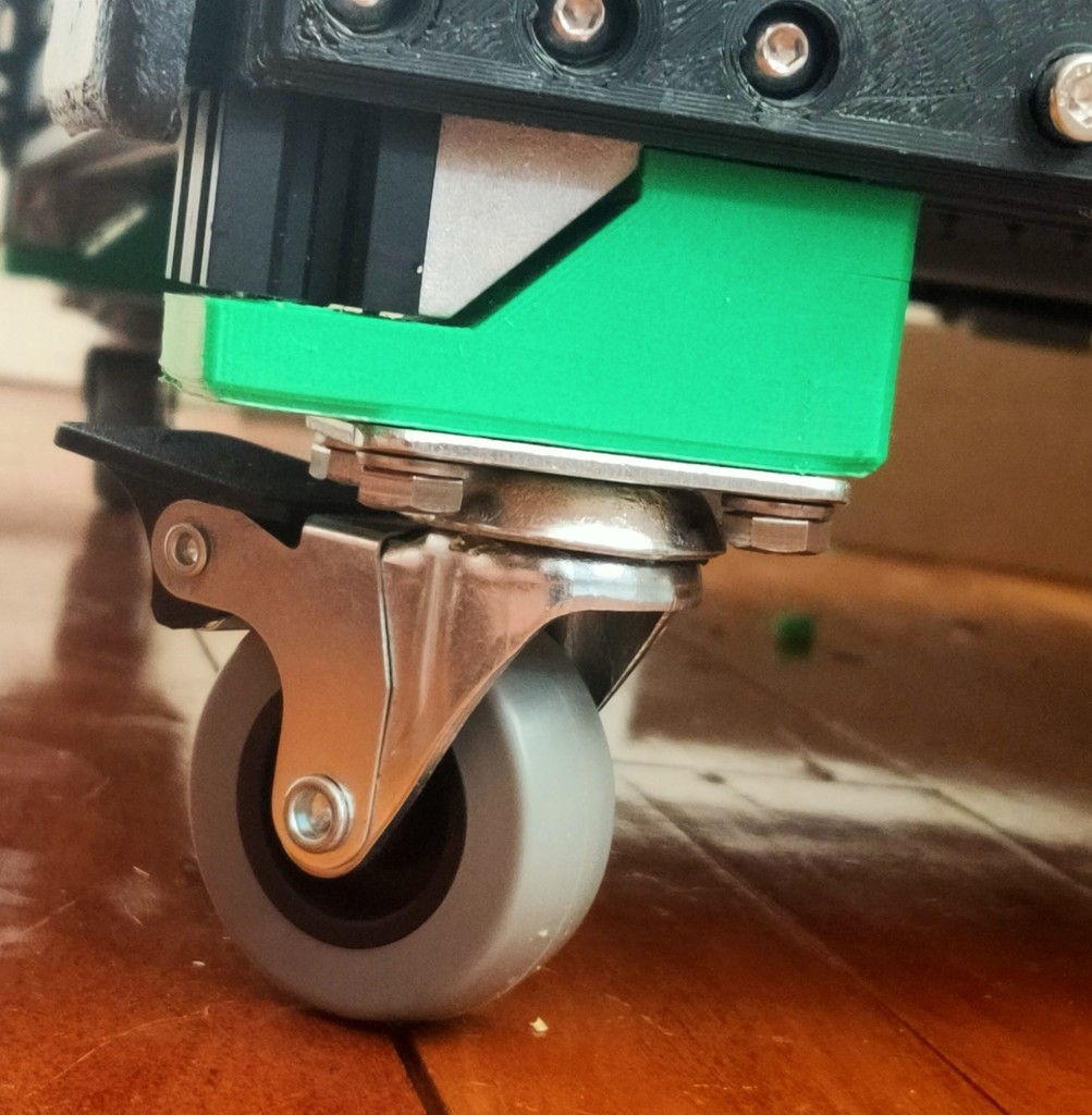 Caster for 2040/BLV frame