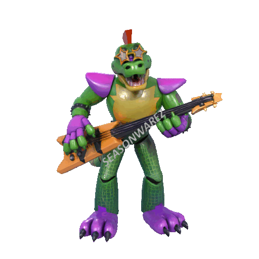 Monty様 Montgomery Gator (Monty) - FNAF Security Breach Figurine by