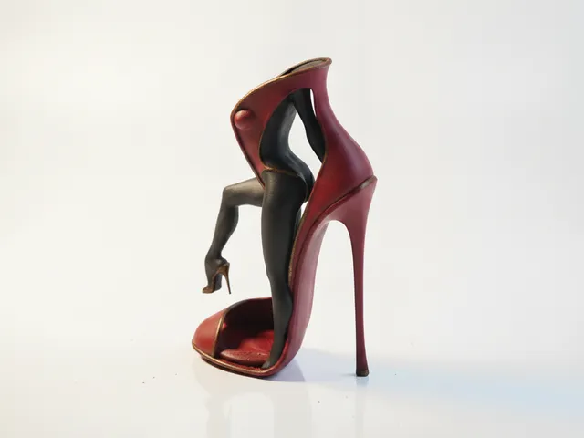 Stiletto Lady Figurine Female Art 3D Printable