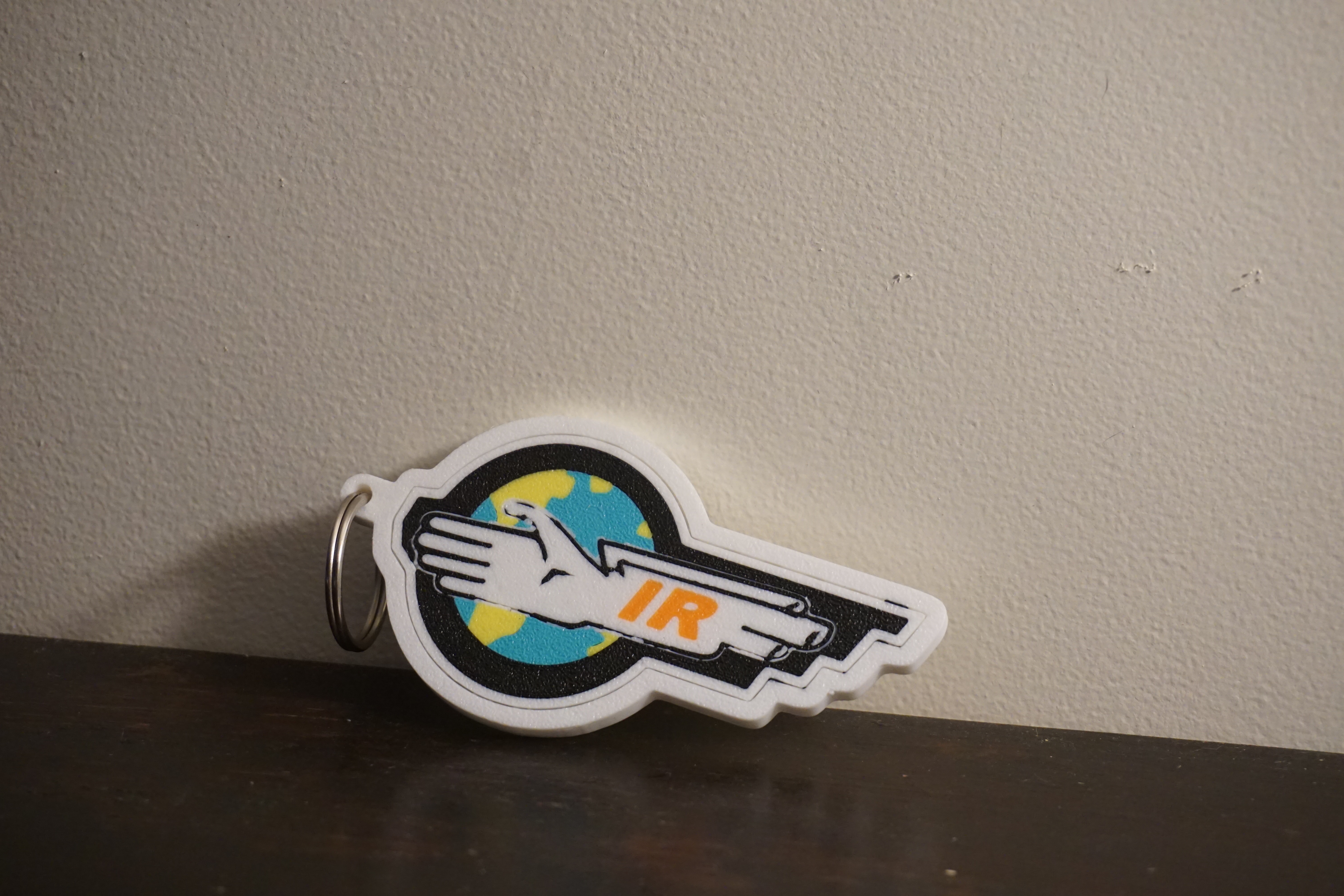 International Rescue Logo Keychain
