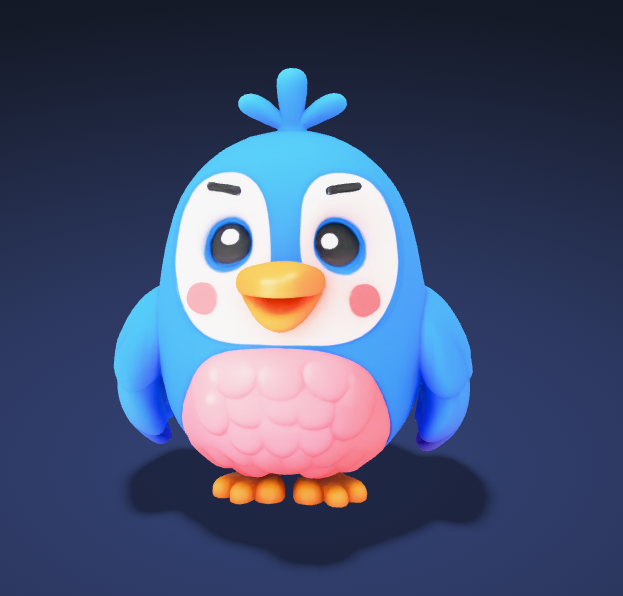 Opila Bird – Cute Cartoon 3D Model from Garten of Banban