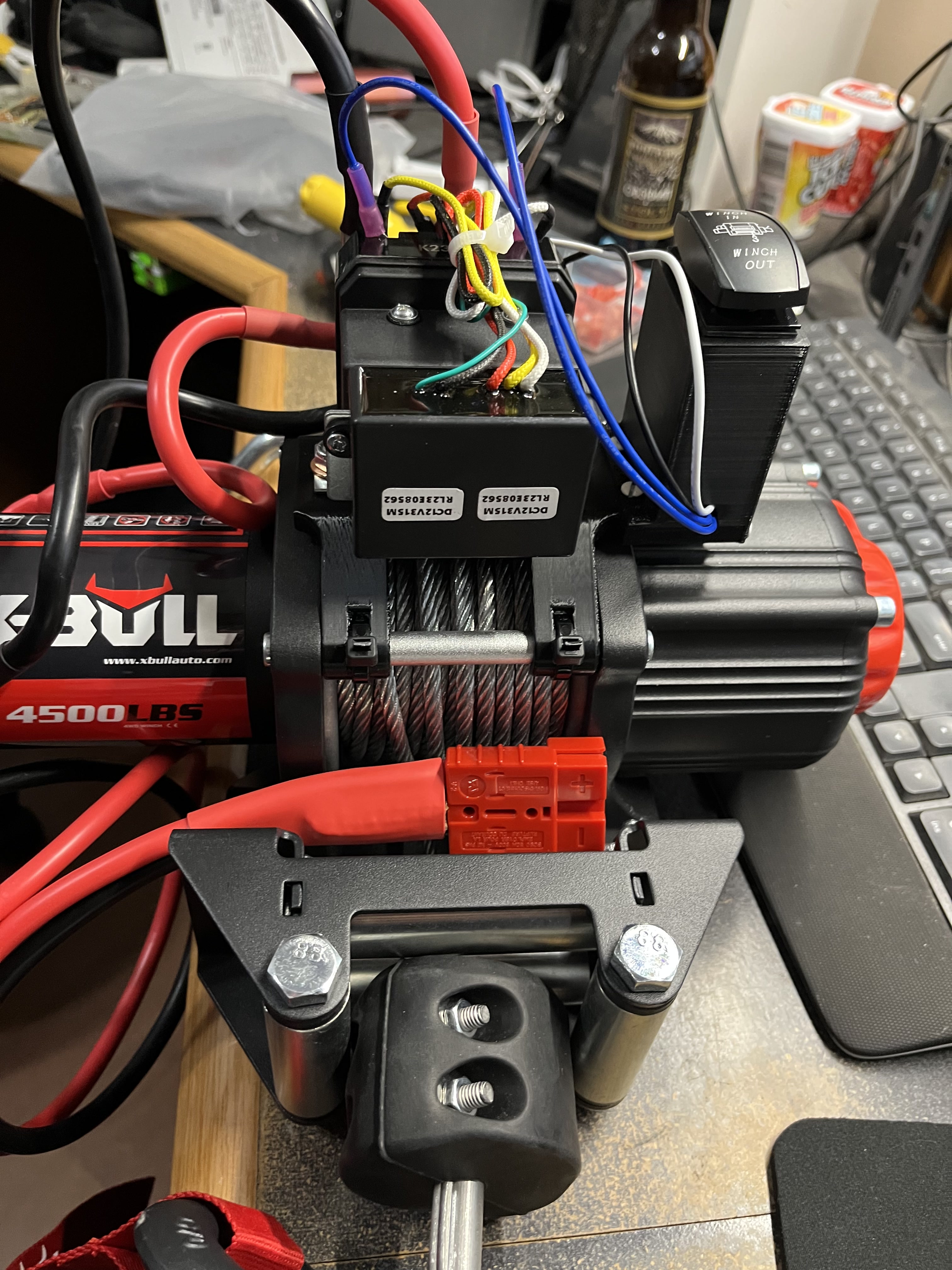 Winch Solenoid Mount
