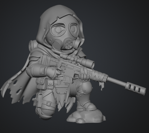 Chibi style Dust Sniper