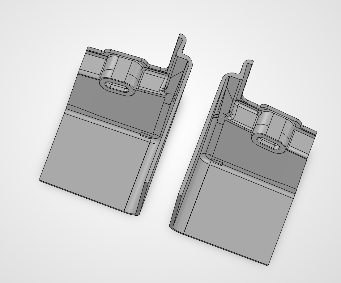 Volvo 940/740 - Cover, Seat mounting (1353554) 3D model